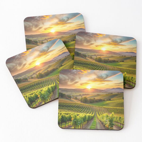 Item preview, Sunset Over Lush Green Fields designed and sold by Itsheartshop.
