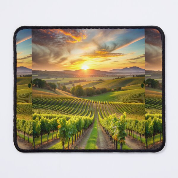 Item preview, Sunset Over Lush Green Fields designed and sold by Itsheartshop.