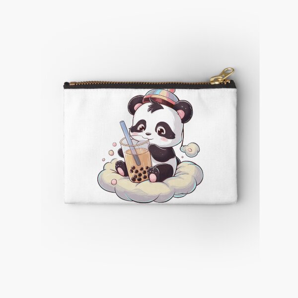 Item preview, Funny panda with bubble tea designed and sold by MyNiceDesigns.