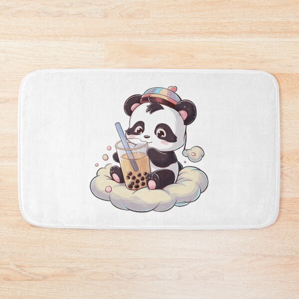Item preview, Funny panda with bubble tea designed and sold by MyNiceDesigns.