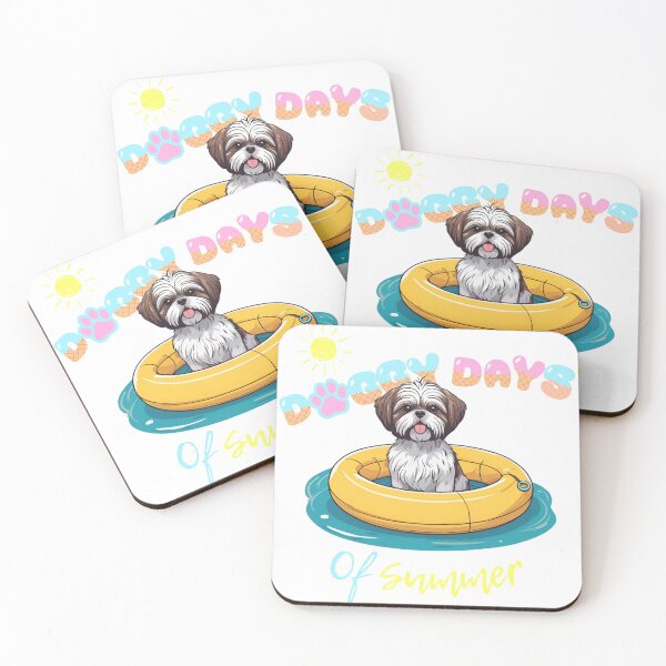 Item preview, Copy of Doggy Days of summer aesthetic summer vacation samoyed dog in a swimming ring  designed and sold by GoodyPaws.