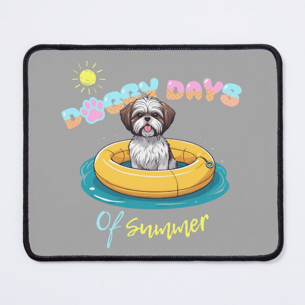 Item preview, Copy of Doggy Days of summer aesthetic summer vacation samoyed dog in a swimming ring designed and sold by GoodyPaws.
