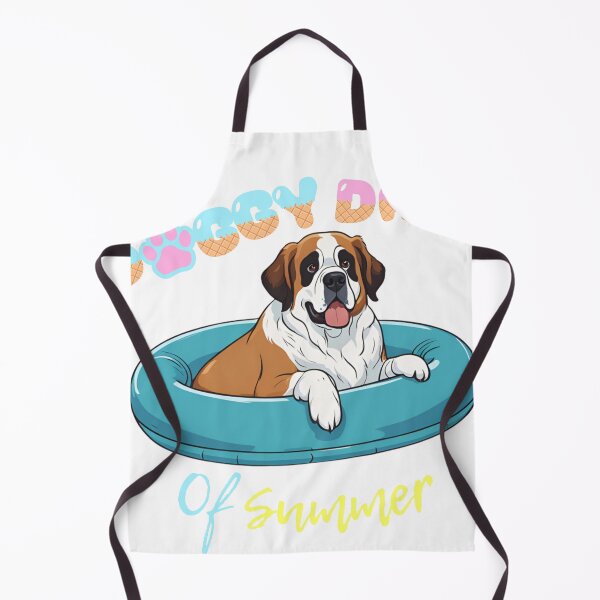 Item preview, Doggy Days of summer aesthetic summer vacation saint bernard dog in a swimming ring  designed and sold by GoodyPaws.