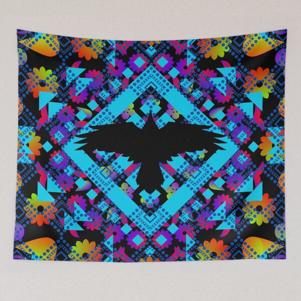 Item preview, Tribal Crow designed and sold by Rumrabbit82.