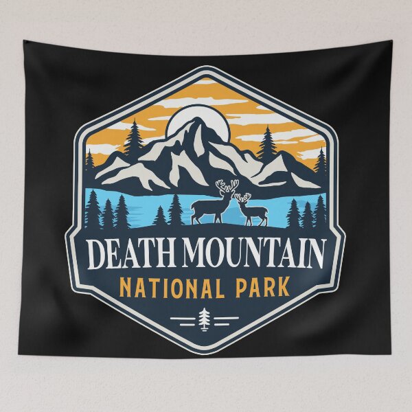 Item preview, Death Mountain National Park designed and sold by graphic-map.