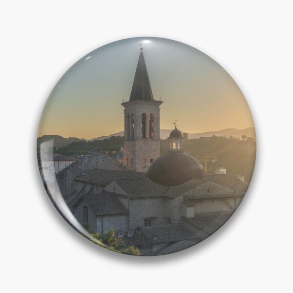 Item preview, Saint Mary cathedral in Spoleto at sunset. Umbria region, Italy designed and sold by Stefano Orazzini.