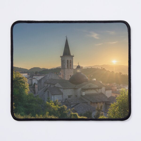 Item preview, Saint Mary cathedral in Spoleto at sunset. Umbria region, Italy designed and sold by Stefano Orazzini.