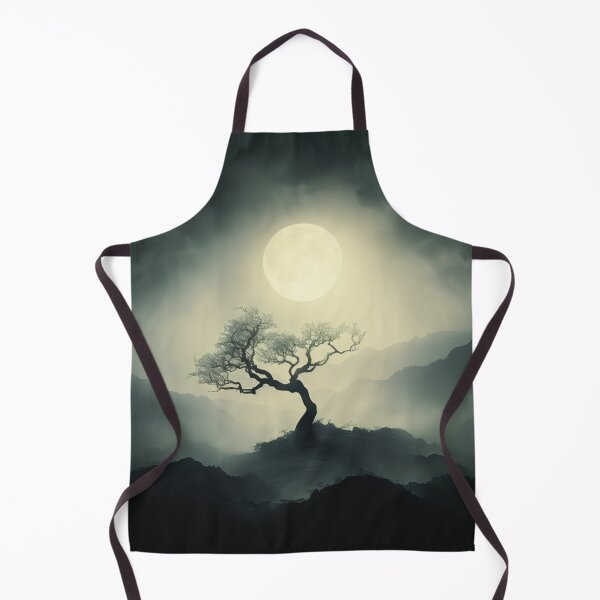 Item preview, Solitary Tree Under the Full Moon designed and sold by palmyst.