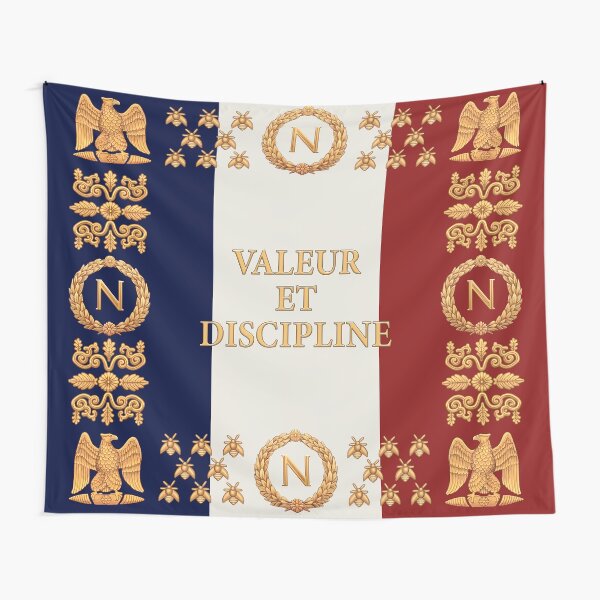Item preview, Napoleonic French regimental flag "Valeur et Discipline" designed and sold by SimonBauwelinck.