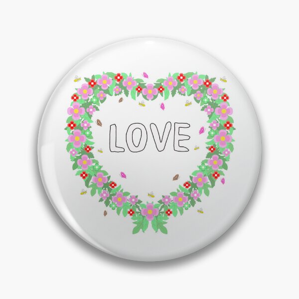 Item preview, Flowers heart, Love, Flowers, Heart, Heart-shaped, Symbol designed and sold by be1shop.