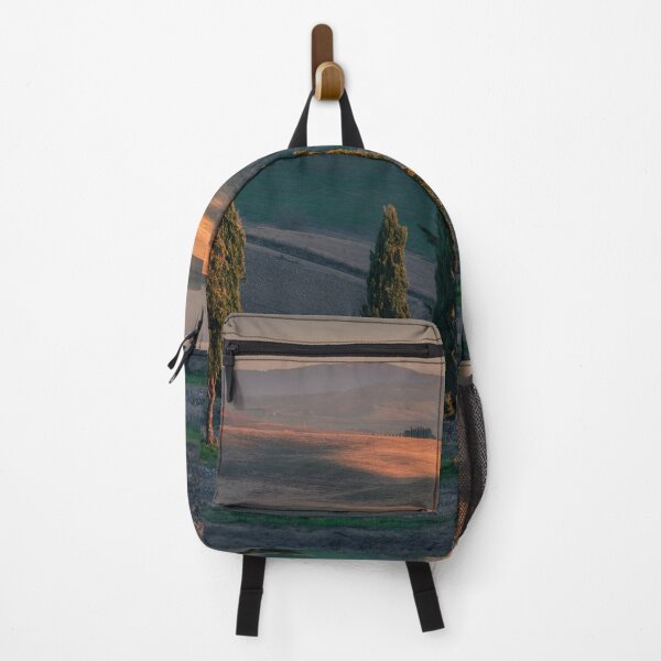 Item preview, Cypresses of Val d'Orcia and the last lights of the sunset. Tuscany designed and sold by Stefano Orazzini.