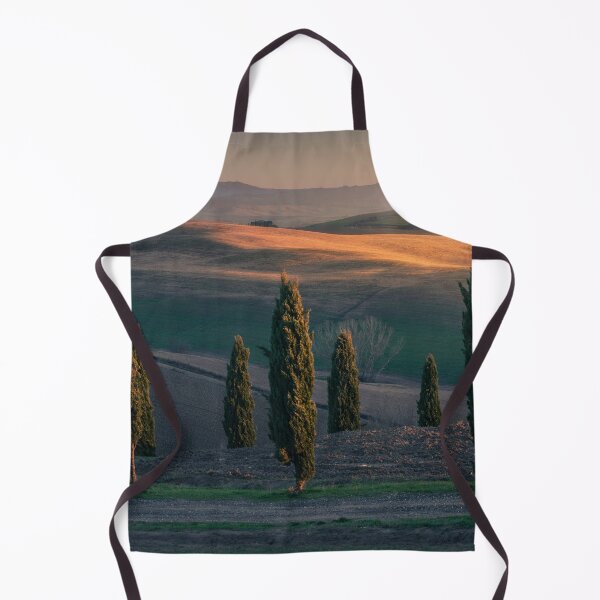 Item preview, Cypresses of Val d'Orcia and the last lights of the sunset. Tuscany designed and sold by Stefano Orazzini.