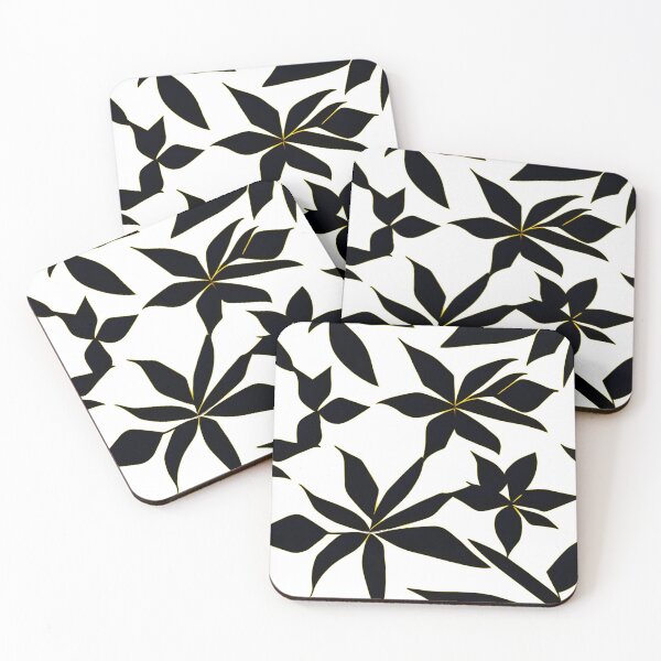 Item preview, Black Long Leaves designed and sold by Liza36designs.