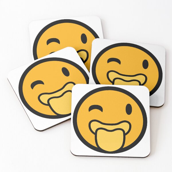 Item preview, emoji yellow sticking out tongue winking designed and sold by WwsNttb.