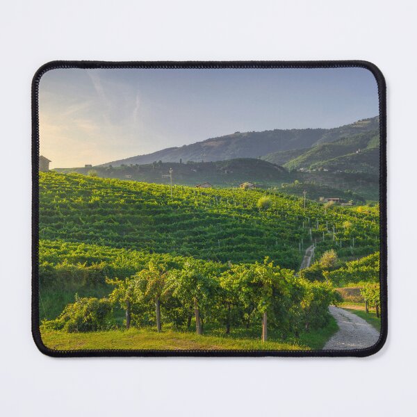 Item preview, Vineyards and road. Prosecco Hills, Unesco Site. Valdobbiadene, Italy designed and sold by Stefano Orazzini.