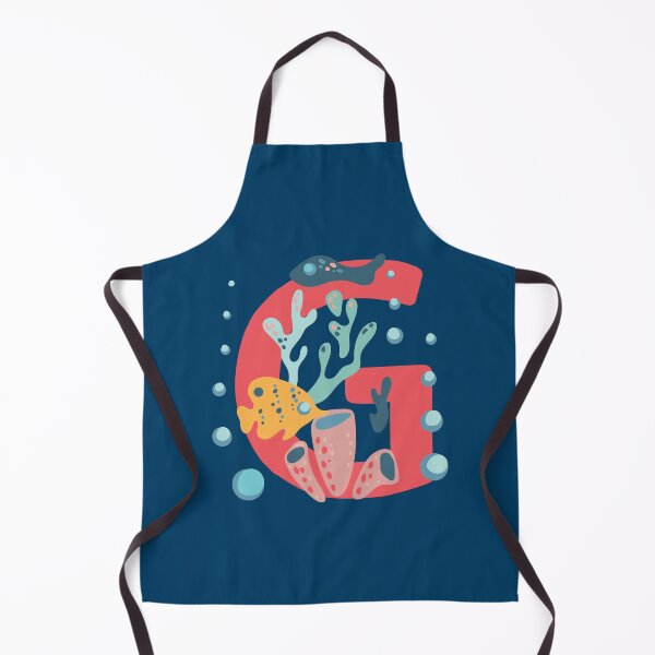 Item preview, G - Coral underwater letter for names starting with G designed and sold by Deepness2023.