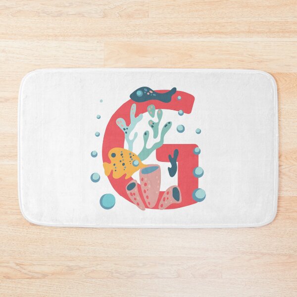 Item preview, G - Coral underwater letter for names starting with G designed and sold by Deepness2023.