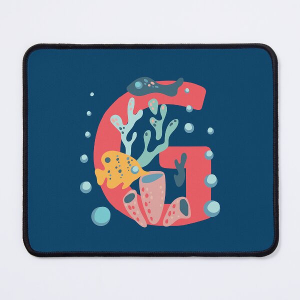 Item preview, G - Coral underwater letter for names starting with G designed and sold by Deepness2023.
