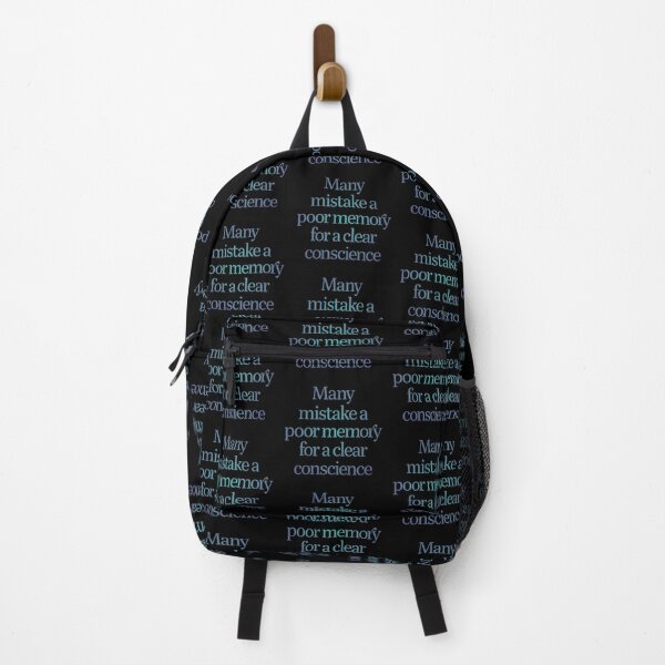 Item preview, Many mistake a poor memory for a clear conscience. v.1 designed and sold by x1brett.