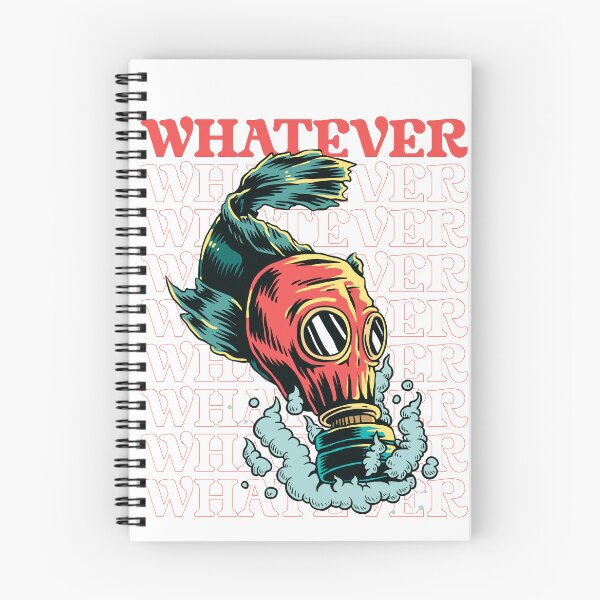 Item preview, whatever a gasmasked fish designed and sold by el3zab.