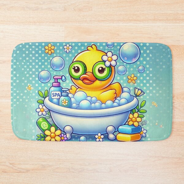 Item preview, Spa Day Bliss for Rubber Duck designed and sold by Sillytoe.