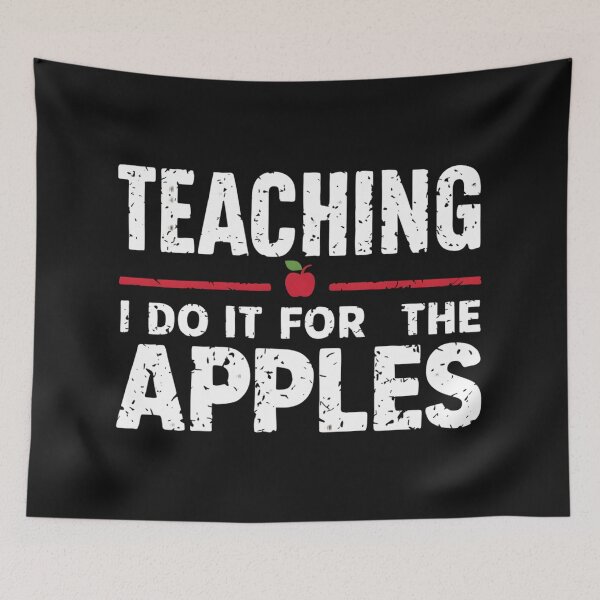 Item preview, TEACHING  I DO IT FOR THE APPLES designed and sold by debeteez.