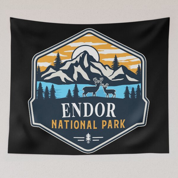 Item preview, Endor National Park designed and sold by graphic-map.