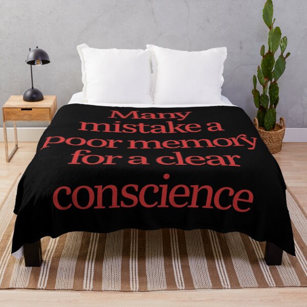 Item preview, Many mistake a poor memory for a clear conscience. v.5 designed and sold by x1brett.