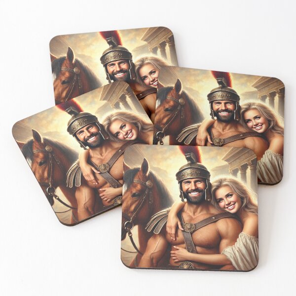 Item preview, Funny Royal Portrait Model 012, The Gladiator and his Queen designed and sold by Devaland13.