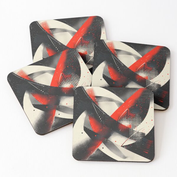 Item preview, Abstract Energy in Red and Black designed and sold by palmyst.