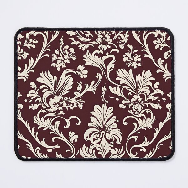 Item preview, Red Damask Delight Crimson Charm designed and sold by artuju.
