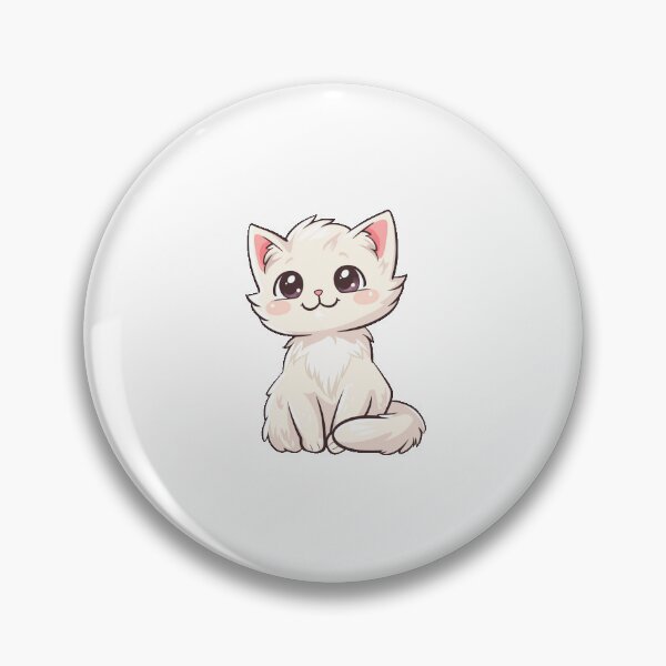 Item preview, Puffy White Cat designed and sold by ChubbyGoong.