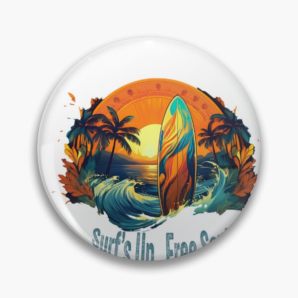 Item preview, Surf's Up Free Soul designed and sold by GAKStudio.