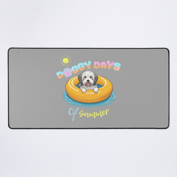 Item preview, Doggy Days of summer aesthetic summer vacation havanese dog in a swimming ring designed and sold by GoodyPaws.