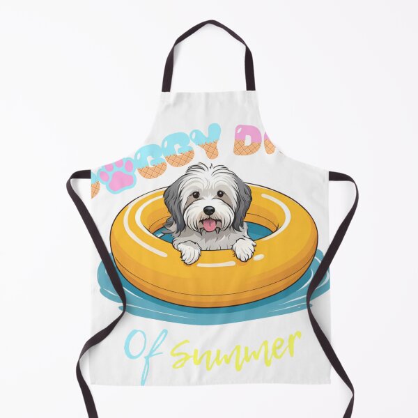 Item preview, Doggy Days of summer aesthetic summer vacation havanese dog in a swimming ring designed and sold by GoodyPaws.