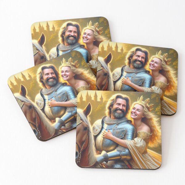 Item preview, Funny Royal Portrait Model 013, Knight and his Queen designed and sold by Devaland13.