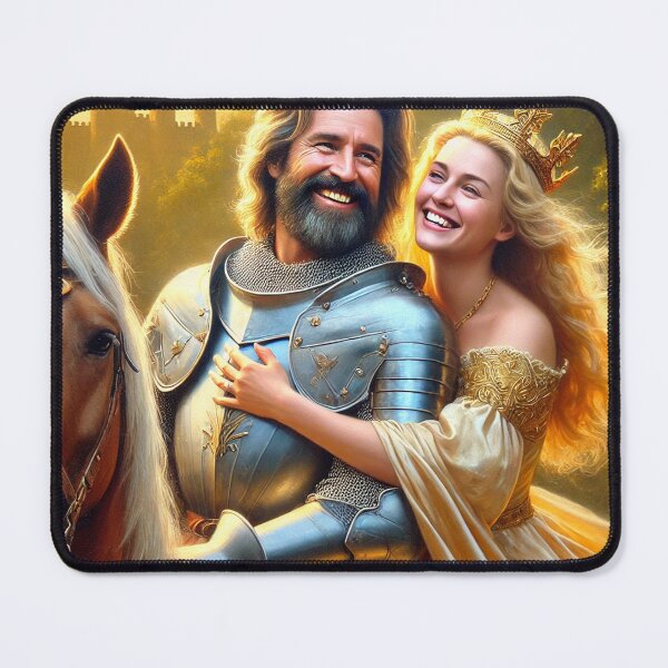 Item preview, Funny Royal Portrait Model 013, Knight and his Queen designed and sold by Devaland13.