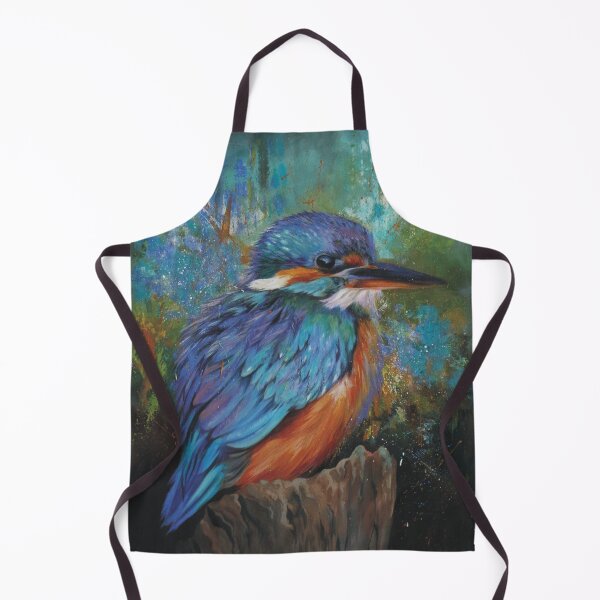 Item preview, kingfisher, colorful painted bird designed and sold by Arctia.