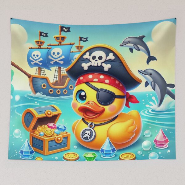 Item preview, Pirate Duck's Treasure Hunt designed and sold by Sillytoe.
