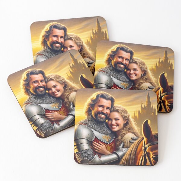 Item preview, Funny Royal Portrait Model 014, Knight and his Queen designed and sold by Devaland13.