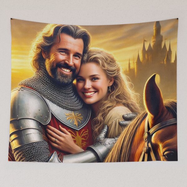 Item preview, Funny Royal Portrait Model 014, Knight and his Queen designed and sold by Devaland13.