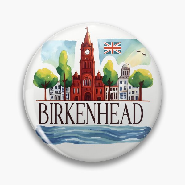 Item preview, Birkenhead England UK designed and sold by WanderlustCoCo.