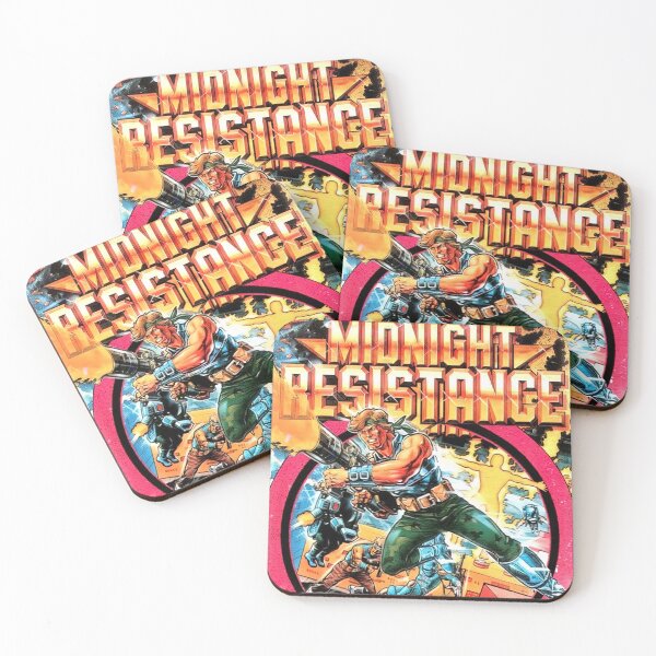 Item preview, Midnight Resistance Game Cover designed and sold by Retr0Tshirts.
