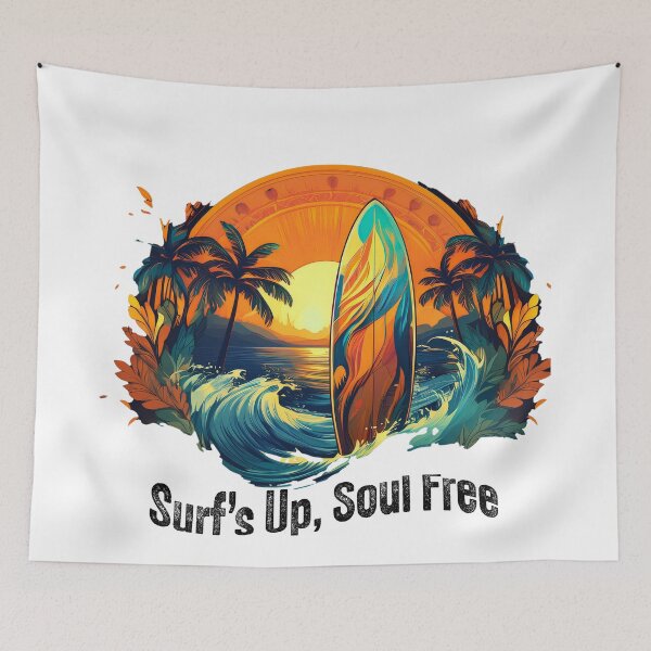 Item preview, Surf's Up Soul Free designed and sold by GAKStudio.