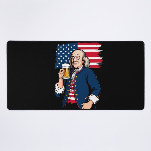 Item preview, Boozing Benjamin Franklin With Beer Mug 4th Of designed and sold by LuminOrb.