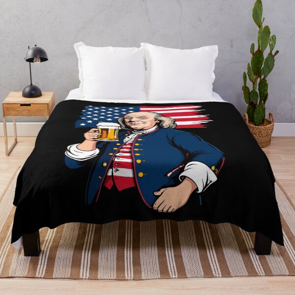 Item preview, Boozing Benjamin Franklin With Beer Mug 4th Of designed and sold by LuminOrb.