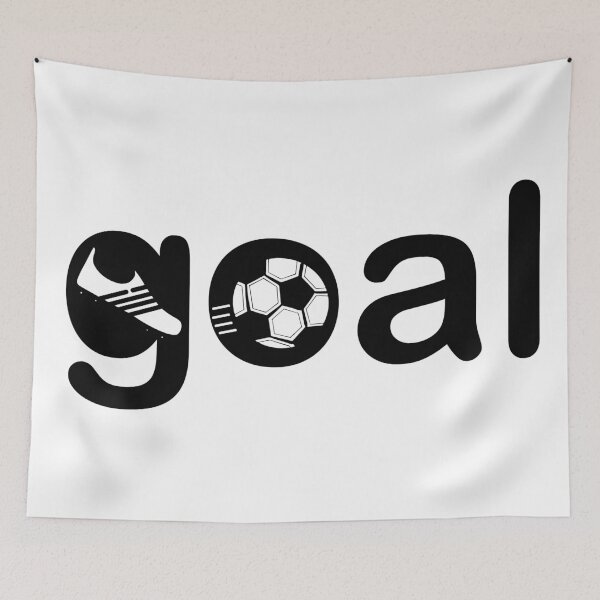 Item preview, Dynamic Soccer Goal Art: Fun and Playful Design designed and sold by CoolVisionStd.
