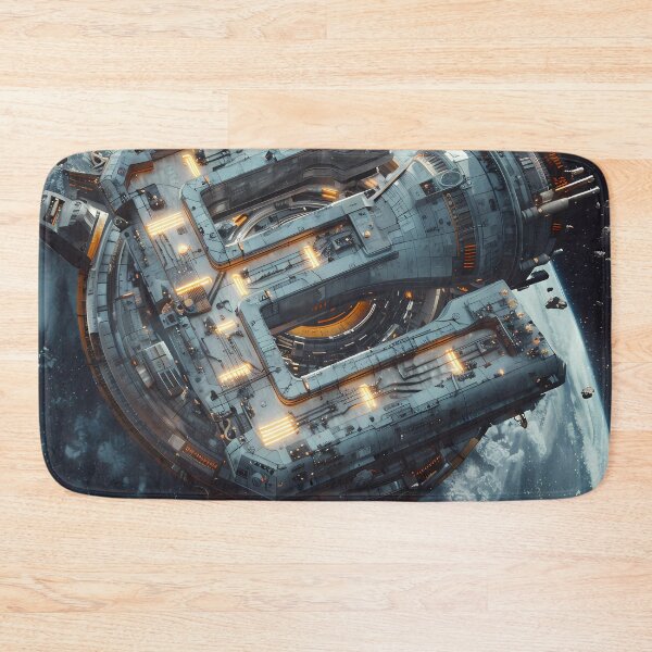 Item preview, Future Spaceship Alphabet E Design designed and sold by Lucky-Sheep777.