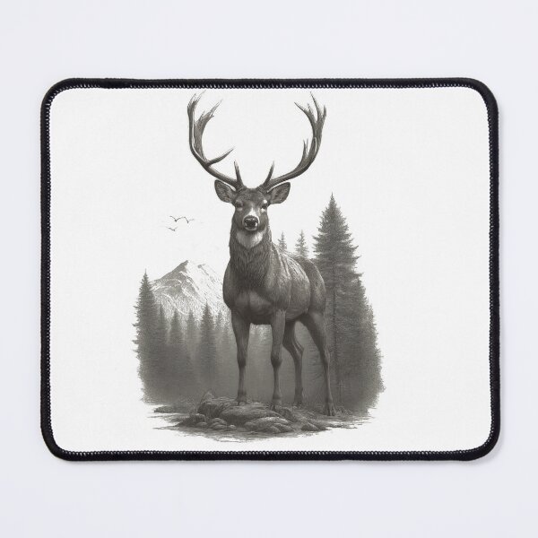 Item preview, Majestic Deer Standing in Forested designed and sold by OleOleStore.
