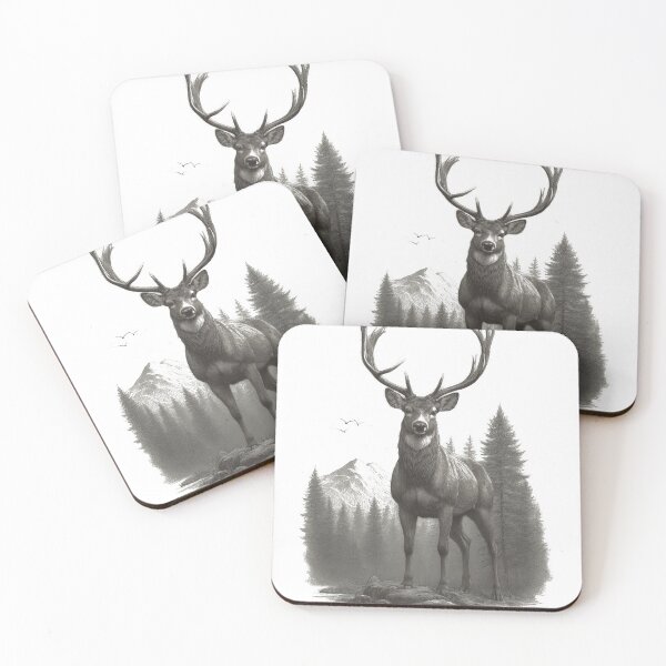 Item preview, Majestic Deer Standing in Forested  designed and sold by OleOleStore.